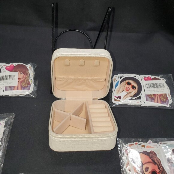 BN Taylor Swift Traveling Jewelry Box with over a hundred stickers - Picture 3 of 4